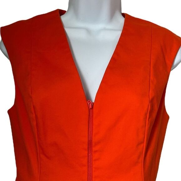 Kate Spade Saturday Orange Sheath  dress Sz 2 - Picture 3 of 10